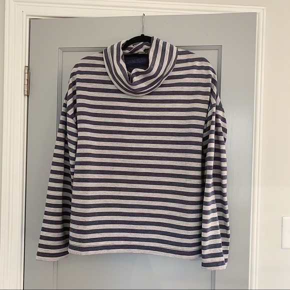 J. Crew Sweaters - J.Crew Striped Cowl Neck Sweatshirt